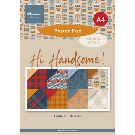 Marianne Design Hi Handsome! A4 Paper Pad