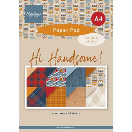 Marianne Design Hi Handsome! A4 Paper Pad