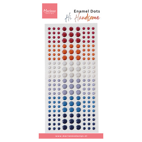 Marianne Design Enamel Dots Hi Handsome!