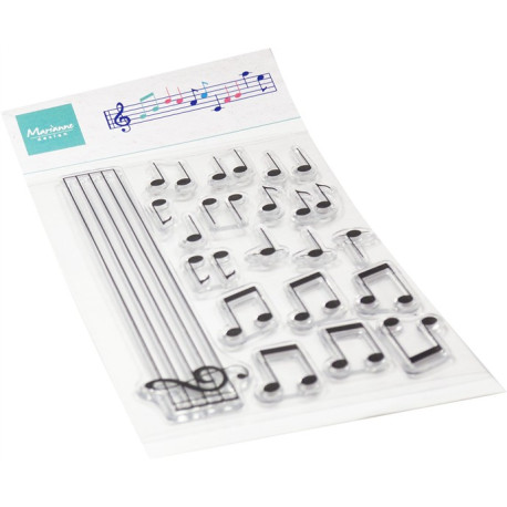 Marianne Design Clear Stamps Musical Notes