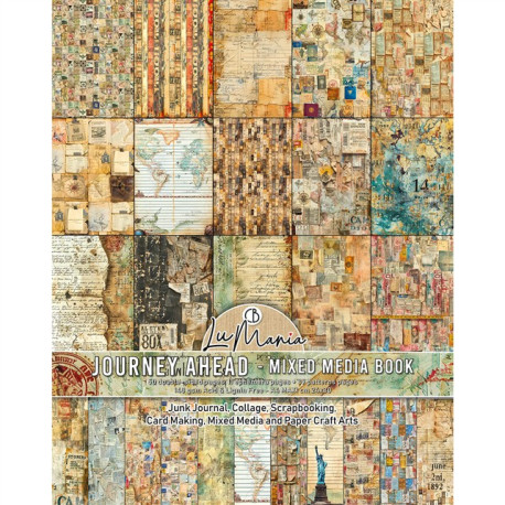 Ciao Bella Journey Ahead A4 Maxi Mixed Media Book