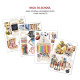 Ciao Bella Back to School A4 Junk Journal Ephemera Book 32pz