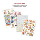 Ciao Bella Back to School A4 Junk Journal Ephemera Book 32pz