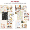 Ciao Bella Back to School A4 Junk Journal Ephemera Book 32pz