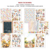 Ciao Bella Back to School A4 Junk Journal Ephemera Book 32pz