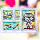 AALL & Create Stamp Set A7 1287 School Daze