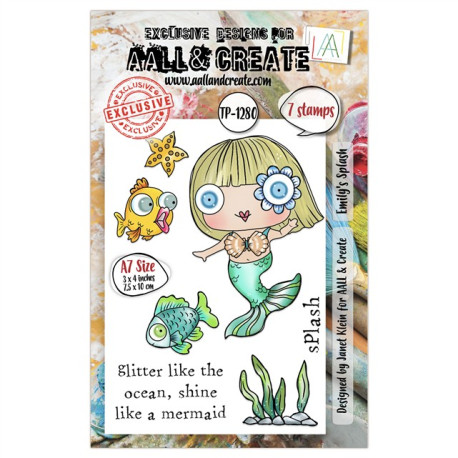 AALL & Create Stamp Set A7 1280 Emily's Splash