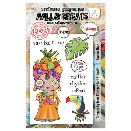 AALL & Create Stamp Set A7 1278 Samba Time