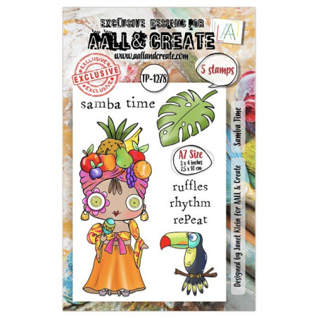 AALL & Create Stamp Set A7 1278 Samba Time