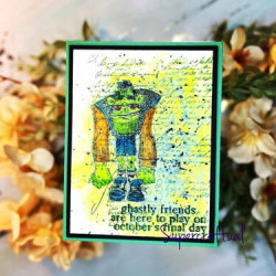 Stampers Anonymous Mixed Media 26 Tim Holtz Clear Stamp and Stencil