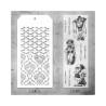 Stampers Anonymous Mixed Media 26 Tim Holtz Clear Stamp and Stencil