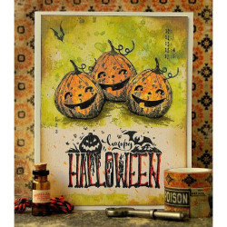 Stampers Anonymous Mixed Media 27 Tim Holtz Clear Stamp and Stencil