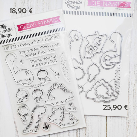 SET My Favorite Things Babysaurus TIMBRI + FUSTELLE