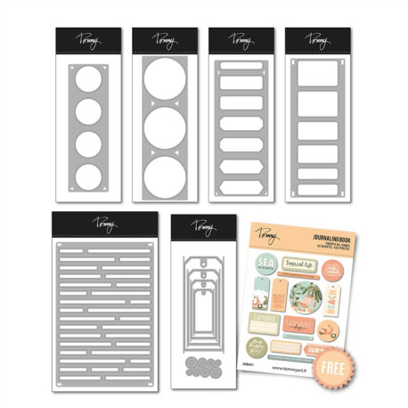 Tommy Bundle Basic Die + 6 Fustelle + 1 Journaling book in omaggio