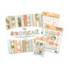 Tommy Bundle Tropical Vibes + 1 pad di carta + 1 Journaling book – 1 Puffy Stickers – 1 Die cuts