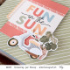 Tommy Bundle Tropical Vibes + 1 pad di carta + 1 Journaling book – 1 Puffy Stickers – 1 Die cuts
