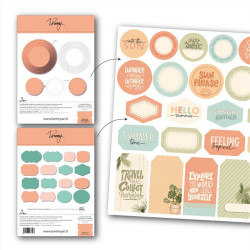 Tommy Paper Pack Tropical Vibes 250g + 2 fogli da 300g