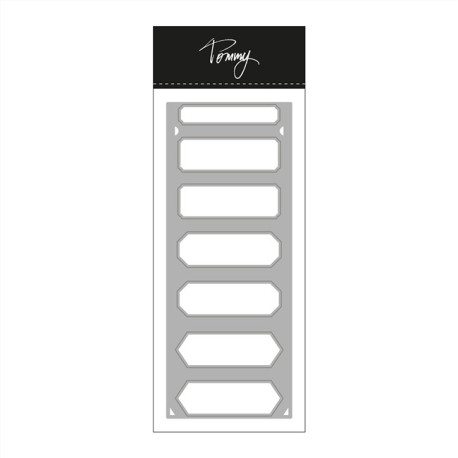 TOMMY Fustella Basic die - Cute Labels