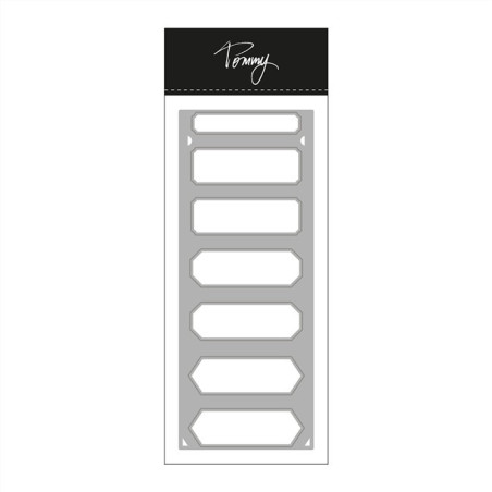 TOMMY Fustella Basic die - Cute Labels