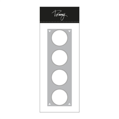 TOMMY Fustella Basic die - 3,8cm Circle Labels