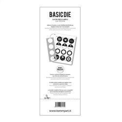 TOMMY Fustella Basic die - 3,8cm Circle Labels