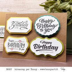 TOMMY Fustella Ribbon Labels 2