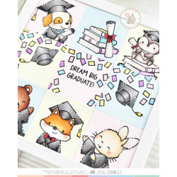 Mama Elephant CONGRATS GRADUATE Clear Stamp