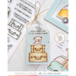 Mama Elephant JOURNEY AHEAD Clear Stamp