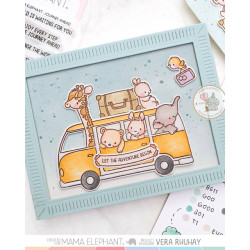 Mama Elephant JOURNEY AHEAD Clear Stamp