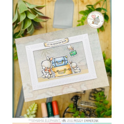 Mama Elephant JOURNEY AHEAD Clear Stamp