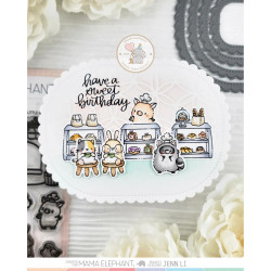 Mama Elephant Placemat Set CREATIVE CUTS