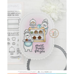 Mama Elephant Placemat Set CREATIVE CUTS