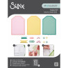 PREORDINE! Sizzix Thinlits Die by 49 and Market Snap and Swap Large Tags 666826