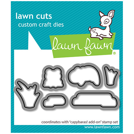 LAWN FAWN Capybaras! Add On Cuts