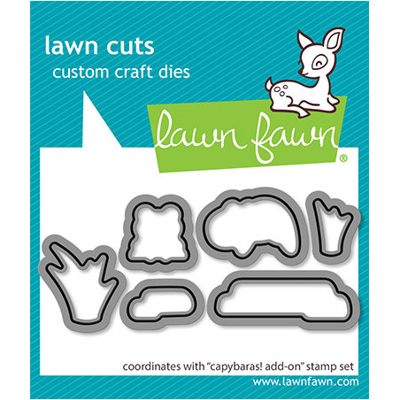 LAWN FAWN Capybaras! Add On Cuts