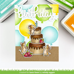 LAWN FAWN Cake it Easy Clear Stamps