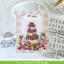 LAWN FAWN Cake it Easy Clear Stamps