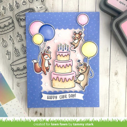 LAWN FAWN Cake it Easy Clear Stamps