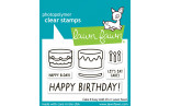 LAWN FAWN Cake it Easy Add On Clear Stamps