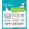 LAWN FAWN Cake it Easy Add On Clear Stamps