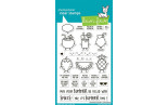 LAWN FAWN Summer Friends Clear Stamps