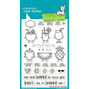 LAWN FAWN Summer Friends Clear Stamps