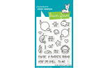 LAWN FAWN Shello, Friend Clear Stamps