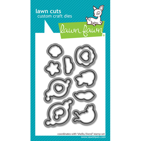 LAWN FAWN Shello, Friend Cuts