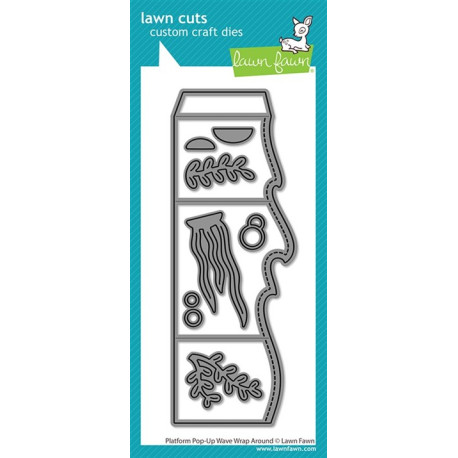 LAWN FAWN Platform Pop-Up Wave Wrap Around Cuts