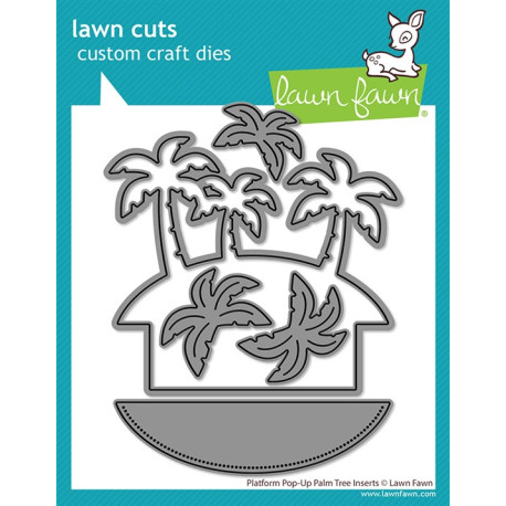 LAWN FAWN Platform Pop-Up Palm Tree Insert Cuts