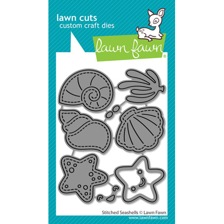 LAWN FAWN Stitched Seashells Cuts