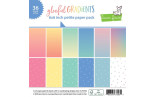 LAWN FAWN Gleeful Gradients Petite Paper Pack 15x15m
