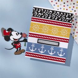 Spellbinders Steamboat Willie Duo Etched Dies