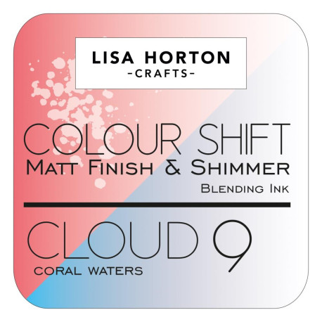 Lisa Horton Crafts Cloud 9 Color Shift Ink Pad Coral Waters